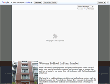 Tablet Screenshot of hotellapiano.com